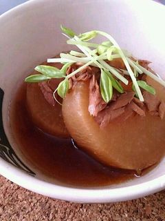 簡単圧力鍋で10分!大根とツナの煮物-レシピのメイン写真