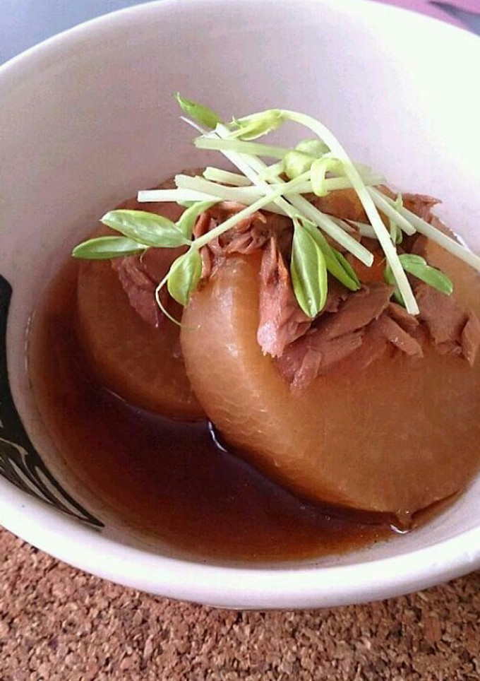 簡単圧力鍋で10分！大根とツナの煮物-レシピのメイン写真