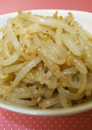すごく簡単！もやしの昆布茶ピリ辛和え☆-レシピのメイン写真