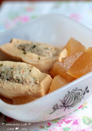 * 冬瓜と高野豆腐のうまうま煮 *-レシピのメイン写真