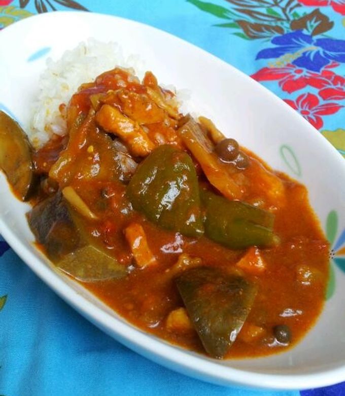夏野菜のトマトカレー-レシピのメイン写真