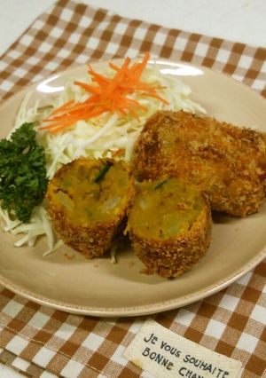 ほっこり♪かぼちゃコロッケ-レシピのメイン写真