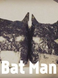 簡単!バットマンのおにぎり-レシピのメイン写真