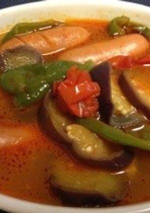 5分レンジだけで作る 本格スープカレー-レシピのメイン写真