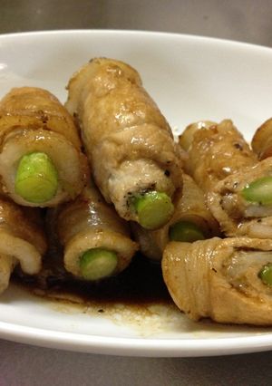 簡単♪アスパラのチーズ入り豚肉巻き-レシピのメイン写真