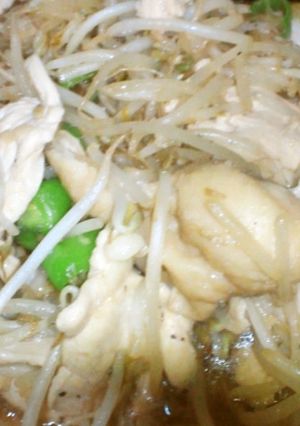 鶏肉ともやしのガーリック醤油-レシピのメイン写真
