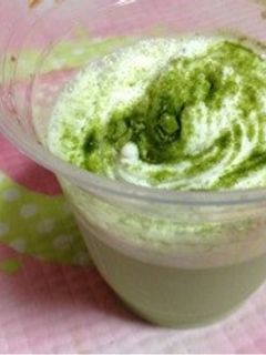 簡単!抹茶フラペチーノ-レシピのメイン写真