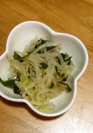 お腹のお掃除♪もやしわかめきゅうりナムル-レシピのメイン写真