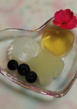 簡単 涼しげ！グミ風おやつ♪-レシピのメイン写真