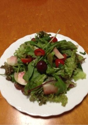カフェ風ブドウサラダ-レシピのメイン写真