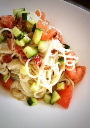 冷製ジェノベーゼそうめん-レシピのメイン写真