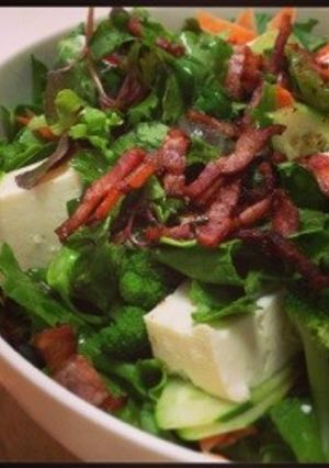 豆腐とベーコンでサラダランチ-レシピのメイン写真