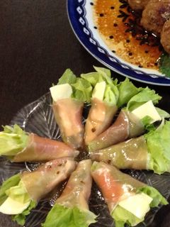 レタスチーズの生ハム巻き☆-レシピのメイン写真