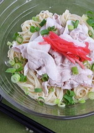 そうめんで油そば-レシピのメイン写真