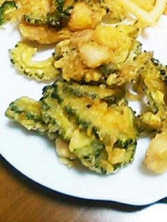 苦手な苦みおさえて*ゴーヤかき揚げ-レシピのメイン写真