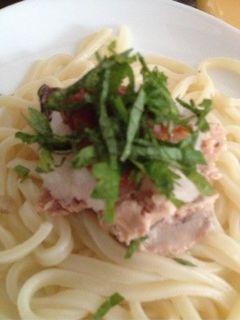 さば缶 梅おろしうどん-レシピのメイン写真