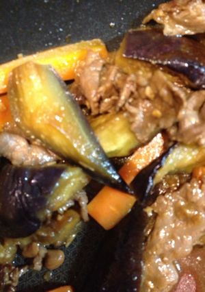 牛肉と茄子の炒め物!~味噌味-レシピのメイン写真