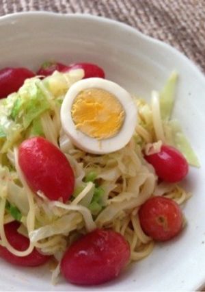 キャベツ消費 大葉とトマトの冷製パスタ☆-レシピのメイン写真