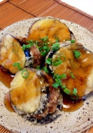 絶品！なすの挽肉はさみ揚げ Part2-レシピのメイン写真