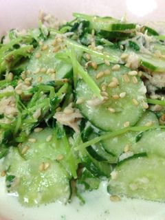 豆苗の和え物-レシピのメイン写真