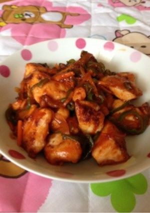 ☆鶏肉と野菜のケチャ炒め〜小エビもIN☆-レシピのメイン写真
