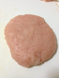 鶏胸肉(包丁でミンチ)-レシピのメイン写真