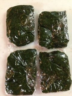 モロヘイヤ冷凍保存-レシピのメイン写真