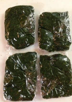 モロヘイヤ冷凍保存-レシピのメイン写真