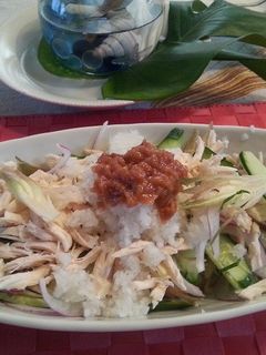 鶏ささみの梅肉サラダ-レシピのメイン写真