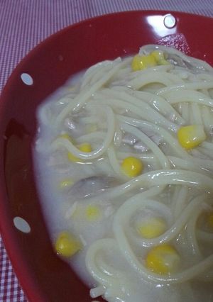 ★超簡単★給食レシピ♪クリームツナパスタ-レシピのメイン写真