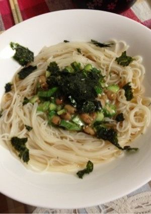 夏のネバネバ☆そうめん-レシピのメイン写真