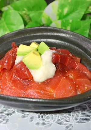 漬けダレが決め手です♪　まぐろの漬け丼-レシピのメイン写真