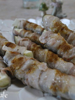 茄子の豚肉巻き巻き-レシピのメイン写真