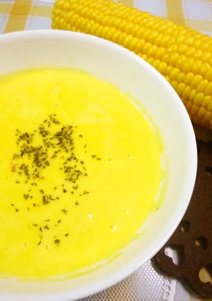 とうもろこしと牛乳だけ☆簡単コーンスープ-レシピのメイン写真