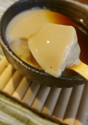 ほうじ茶豆乳ぷりん-レシピのメイン写真