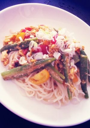 ひやむぎアレンジ-レシピのメイン写真