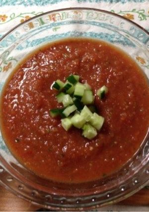 トマト缶で簡単ガスパチョ-レシピのメイン写真