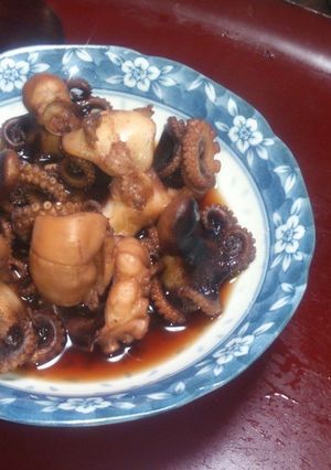 イイダコの醤油煮-レシピのメイン写真