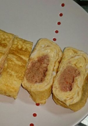 明太子イン玉子焼き-レシピのメイン写真