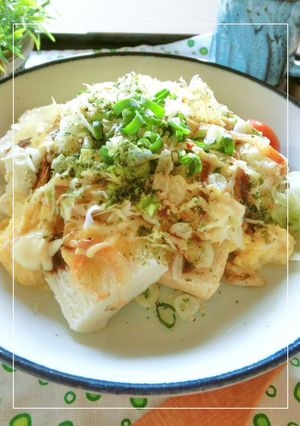 お好み焼き風　ふんわりパンディッシュ-レシピのメイン写真