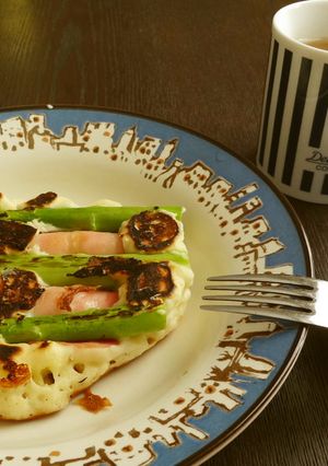 アスパラとベーコンのパンケーキ-レシピのメイン写真