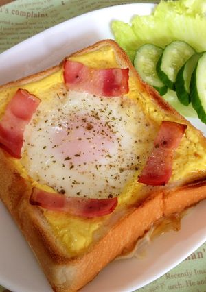 朝食にも☆元店員直伝♪ ベーコンエッグ☆-レシピのメイン写真