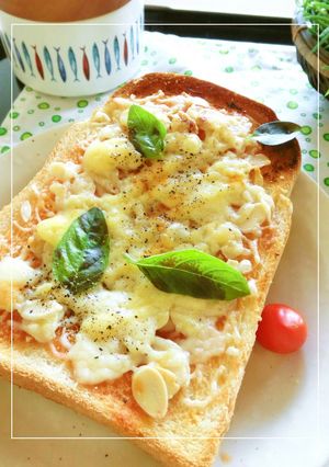 アーモンドの醤油麹×ケチャップトースト-レシピのメイン写真