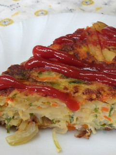 野菜たっぷりスペイン風オムレツ-レシピのメイン写真