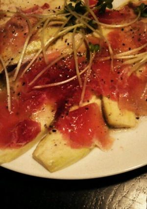 レンジでナスのカルパッチョ♪-レシピのメイン写真