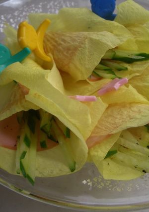 花オクラのサラダ-レシピのメイン写真