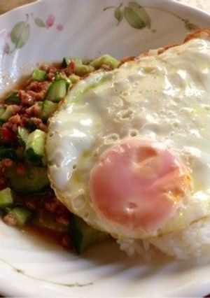 いなばの缶詰で簡単ガパオ風ごはん-レシピのメイン写真