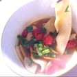 夏野菜のカレーうどん~豪快な麺と彩り!