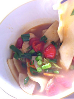夏野菜のカレーうどん~豪快な麺と彩り!-レシピのメイン写真