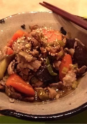 夏野菜と豚バラ炒め　チンジャオロースー風-レシピのメイン写真